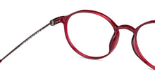 Load image into Gallery viewer, Maroon Round Full Rim Unisex Eyeglasses by Lenskart Air-147435