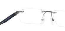 Load image into Gallery viewer, Black Rectangle Rimless Unisex Eyeglasses by Lenskart Air-147446