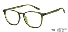 Load image into Gallery viewer, Green Square Full Rim Unisex Eyeglasses by Lenskart Air LA-147449
