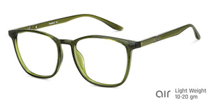 Green Square Full Rim Unisex Eyeglasses by Lenskart Air LA-147449