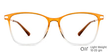 Load image into Gallery viewer, Brown Rectangle Full Rim Unisex Eyeglasses by Lenskart Air-148323