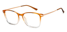 Load image into Gallery viewer, Brown Rectangle Full Rim Unisex Eyeglasses by Lenskart Air-148323
