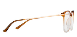 Brown Rectangle Full Rim Unisex Eyeglasses by Lenskart Air-148323