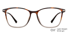 Load image into Gallery viewer, Brown Rectangle Full Rim Unisex Eyeglasses by Lenskart Air-148325