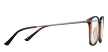 Load image into Gallery viewer, Brown Rectangle Full Rim Unisex Eyeglasses by Lenskart Air-148325