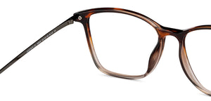Brown Rectangle Full Rim Unisex Eyeglasses by Lenskart Air-148325