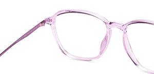 Purple Rectangle Full Rim Unisex Eyeglasses by Lenskart Air-148327