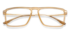 Brown Square Full Rim Unisex Eyeglasses by Lenskart Air-148330