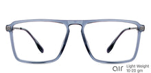 Load image into Gallery viewer, Blue Square Full Rim Unisex Eyeglasses by Lenskart Air-148331