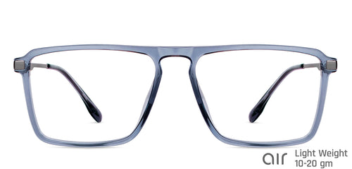 Blue Square Full Rim Unisex Eyeglasses by Lenskart Air-148331