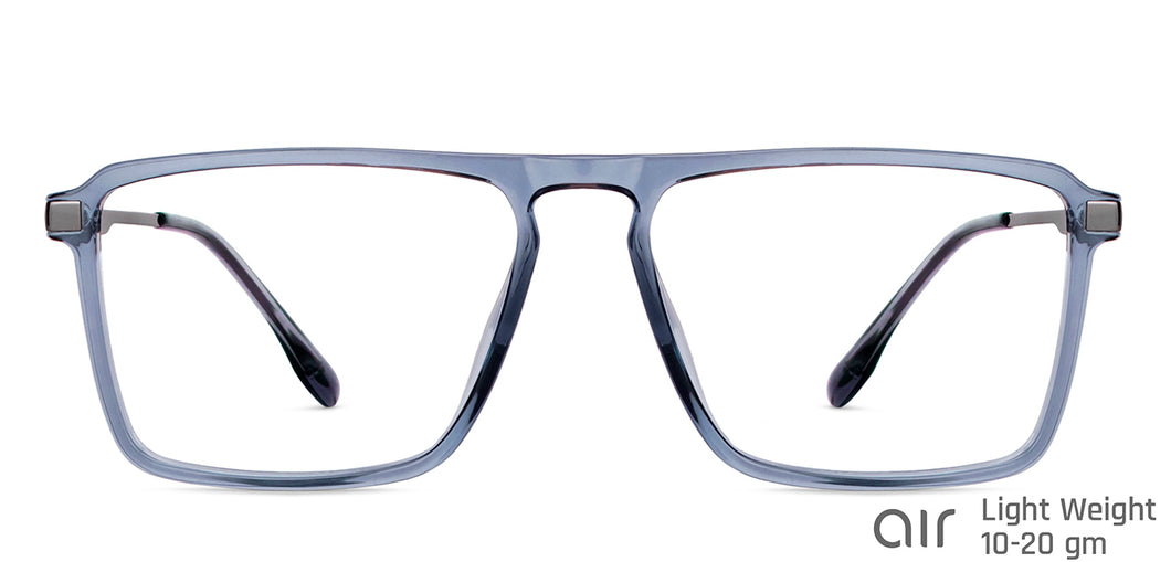 Blue Square Full Rim Unisex Eyeglasses by Lenskart Air-148331