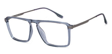 Load image into Gallery viewer, Blue Square Full Rim Unisex Eyeglasses by Lenskart Air-148331