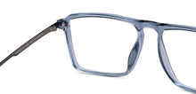 Load image into Gallery viewer, Blue Square Full Rim Unisex Eyeglasses by Lenskart Air-148331