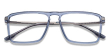 Load image into Gallery viewer, Blue Square Full Rim Unisex Eyeglasses by Lenskart Air-148331
