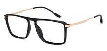 Load image into Gallery viewer, Black Square Full Rim Unisex Eyeglasses by Lenskart Air-148332