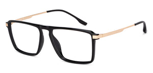 Black Square Full Rim Unisex Eyeglasses by Lenskart Air-148332