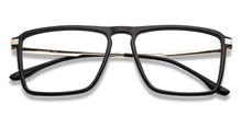Load image into Gallery viewer, Black Square Full Rim Unisex Eyeglasses by Lenskart Air-148332