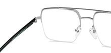 Load image into Gallery viewer, Green Square Half Rim Unisex Eyeglasses by Lenskart Air-148333