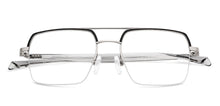 Load image into Gallery viewer, Black Square Half Rim Unisex Eyeglasses by Lenskart Air-148335
