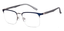 Load image into Gallery viewer, Blue Square Half Rim Unisex Eyeglasses by Lenskart Air-148351