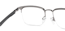 Load image into Gallery viewer, Blue Square Half Rim Unisex Eyeglasses by Lenskart Air-148351