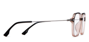 Black Hexagonal Full Rim Unisex Eyeglasses by Lenskart Air-148998