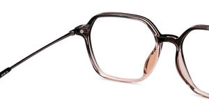 Black Hexagonal Full Rim Unisex Eyeglasses by Lenskart Air-148998
