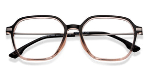 Black Hexagonal Full Rim Unisex Eyeglasses by Lenskart Air-148998