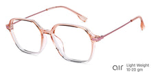 Load image into Gallery viewer, Brown Hexagonal Full Rim Unisex Eyeglasses by Lenskart Air-149000