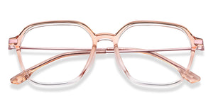 Brown Hexagonal Full Rim Unisex Eyeglasses by Lenskart Air-149000