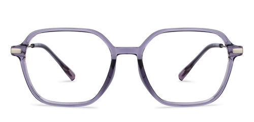 Purple Hexagonal Full Rim Unisex Eyeglasses by Lenskart Air-201341
