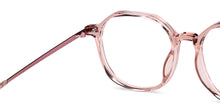 Load image into Gallery viewer, Pink Round Full Rim Unisex Eyeglasses by Lenskart Air-149010