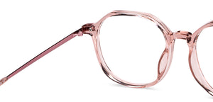 Pink Round Full Rim Unisex Eyeglasses by Lenskart Air-149010