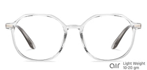Transparent Round Full Rim Unisex Eyeglasses by Lenskart Air-149011