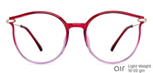 Load image into Gallery viewer, Maroon Cat Eye Full Rim Women Eyeglasses by Lenskart Air-149016