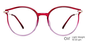 Maroon Cat Eye Full Rim Women Eyeglasses by Lenskart Air-149016