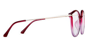 Maroon Cat Eye Full Rim Women Eyeglasses by Lenskart Air-149016