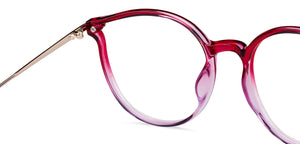 Maroon Cat Eye Full Rim Women Eyeglasses by Lenskart Air-149016