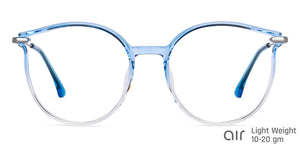 Blue Cat Eye Full Rim Women Eyeglasses by Lenskart Air-149017