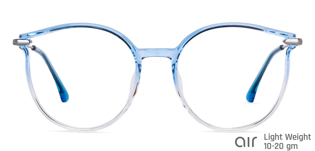 Blue Cat Eye Full Rim Women Eyeglasses by Lenskart Air-149017
