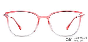 Pink Cat Eye Full Rim Women Eyeglasses by Lenskart Air-149022