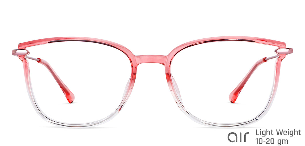 Pink Cat Eye Full Rim Women Eyeglasses by Lenskart Air-149022