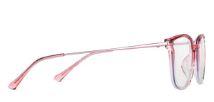 Pink Cat Eye Full Rim Women Eyeglasses by Lenskart Air-149022