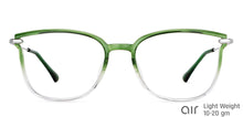 Load image into Gallery viewer, Green Cat Eye Full Rim Women Eyeglasses by Lenskart Air-149023