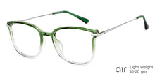 Load image into Gallery viewer, Green Cat Eye Full Rim Women Eyeglasses by Lenskart Air-149023