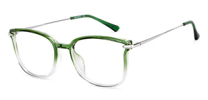 Green Cat Eye Full Rim Women Eyeglasses by Lenskart Air-149023