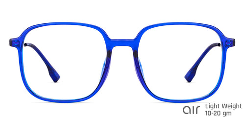Blue Square Full Rim Unisex Eyeglasses by Lenskart Air-149027