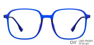 Blue Square Full Rim Unisex Eyeglasses by Lenskart Air-149027