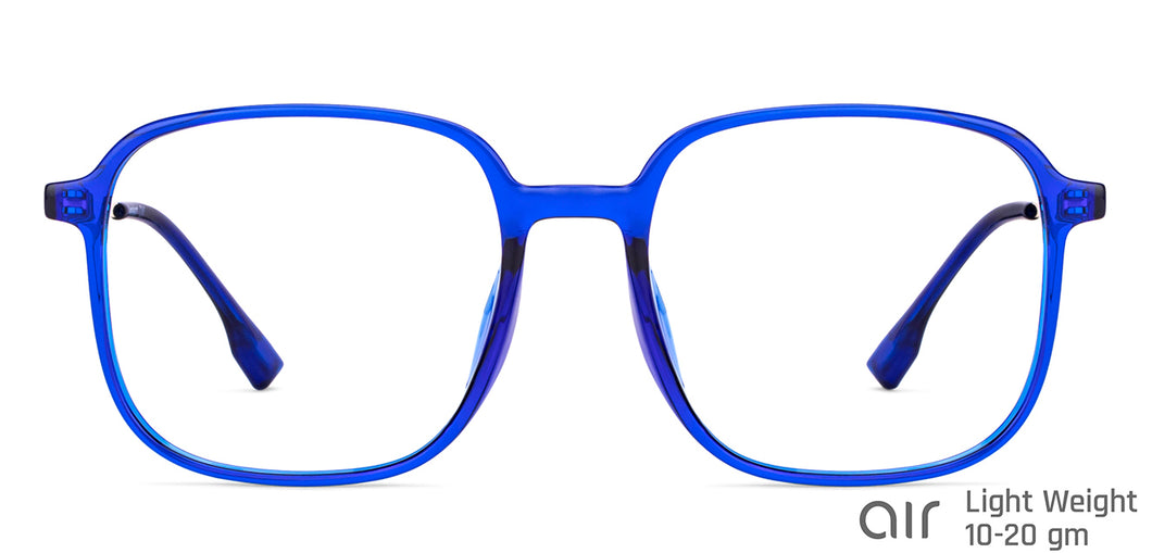 Blue Square Full Rim Unisex Eyeglasses by Lenskart Air-149027