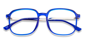 Blue Square Full Rim Unisex Eyeglasses by Lenskart Air-149027